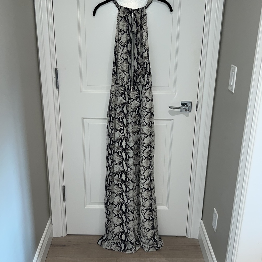 Unless Rose snakeskin jumpsuit - Picture 5 of 5